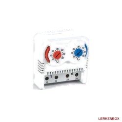 Termostato doble NC+NO LEKPTHVT 0-60 ºC